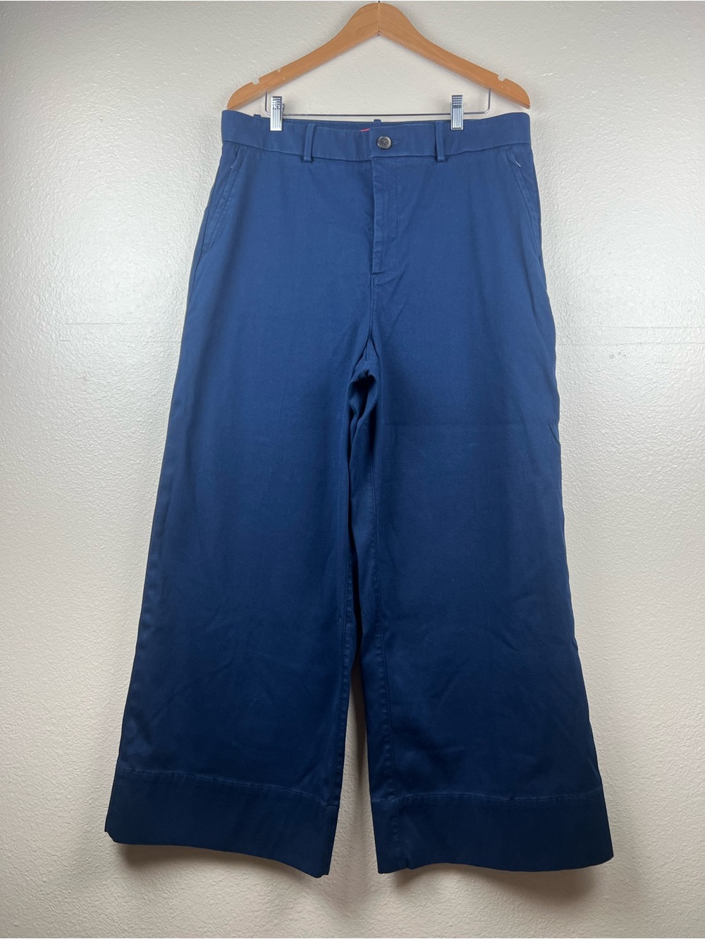 SPANX 1X Navy High Rise Wide Leg Pants